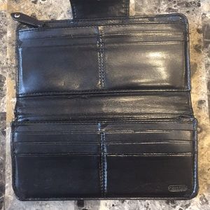 Coach leather wallet